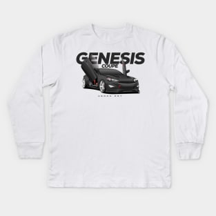 Hyundai genesis coupe Kids Long Sleeve T-Shirt